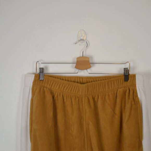 Footlocker Mens 2X Fleece Sweatpants 3 Pockets White Stripe Elastic Waist Jogger - Picture 3 of 8